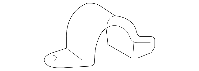 48824-06020 STABILIZER BAR BRACKET, RIGHT