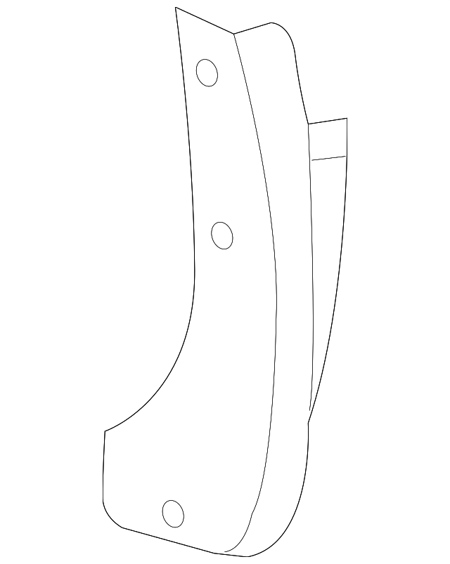 5JL48TZZAC Деталь MUD GUARD, RIGHT