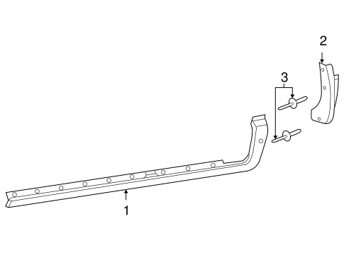 Dakota EXTERIOR TRIM - CAB 2