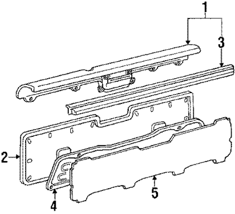 4Runner REAR GATE TRIM