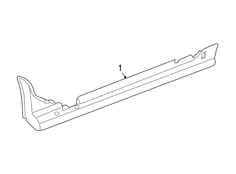 Crossfire EXTERIOR TRIM - PILLARS