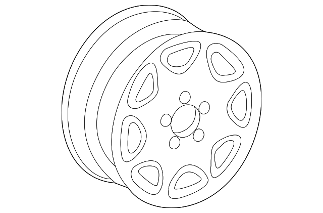 6-6-47-0065 WHEEL, ALLOY