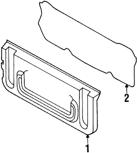 Amigo INTERIOR TRIM - TAIL GATE