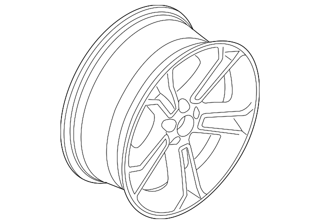 DB5Z-1007-C Деталь WHEEL, ALLOY