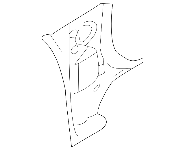 51159FJ0209P Деталь INNER HINGE PLR, RIGHT