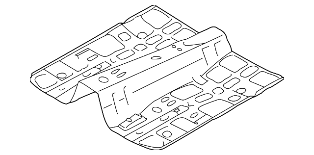 52120AJ1209P Деталь FRONT FLOOR PAN