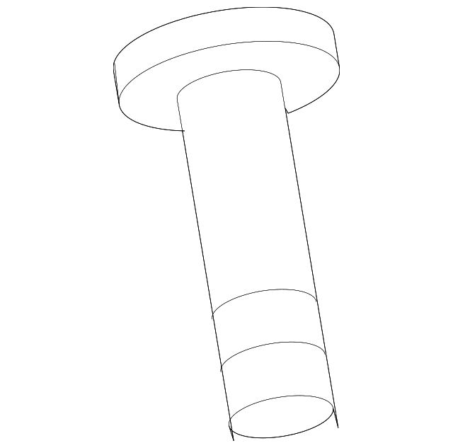 12531916 Деталь HEADREST GUIDE, RIGHT
