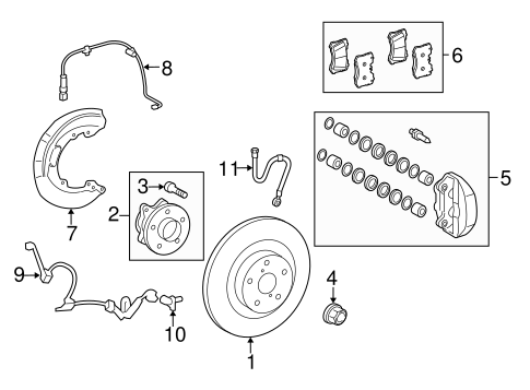 LS600h ANTI-LOCK BRAKES 2