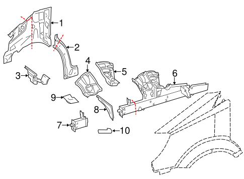 Sprinter 3500 STRUCTURAL COMPONENTS & RAILS
