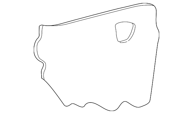 15212773 Деталь WATER DEFLECTOR, RIGHT