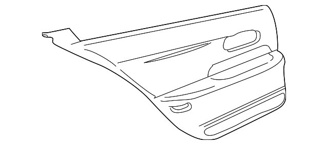 88897558 Деталь DOOR TRIM PANEL, RIGHT