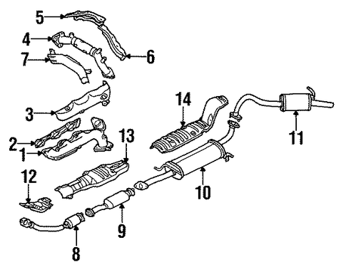 MPV EXHAUST COMPONENTS