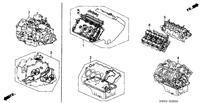 NSX ENGINE ASSY. - TRANSMISSION ASSY.