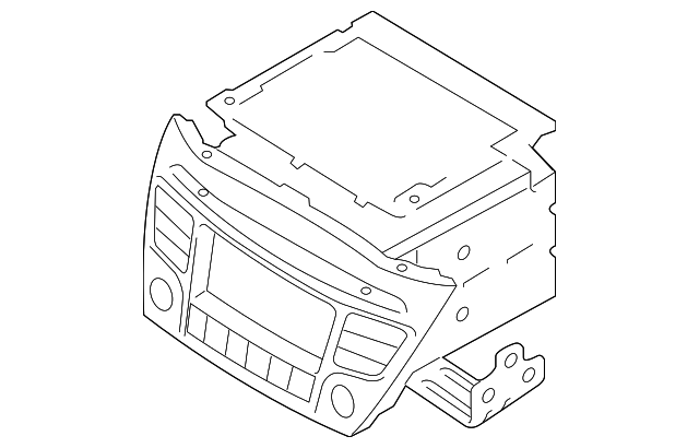 96116-2S500 Деталь RADIO SIDE BRACKET