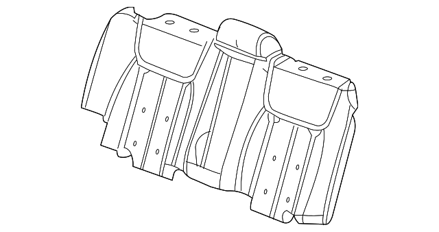 15823673 Деталь SEAT BACK PAD