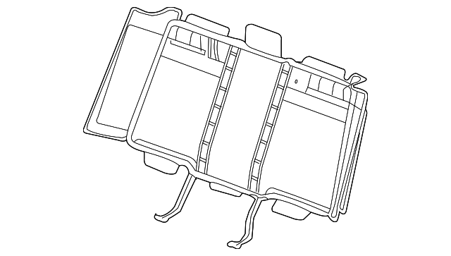 15216761 Деталь SEAT BACK FRAME