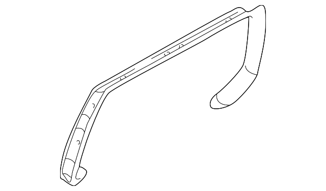 0K53A-68330A64 Деталь WINDOW TRIM, LEFT
