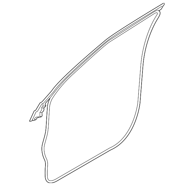 FL3Z-1820530-A Деталь DOOR W'STRIP, RIGHT