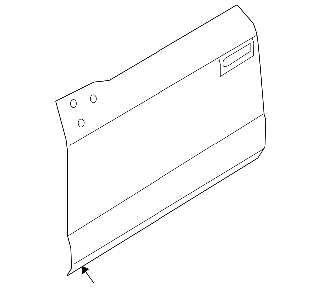 FL3Z-1620201-A Деталь OUTER PANEL, LEFT