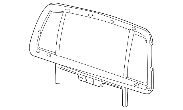 5L2Z-3542006-AAA Деталь BACK GLASS