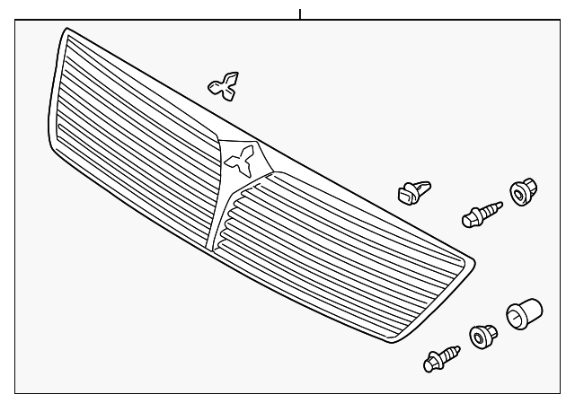 MR539652 Деталь GRILLE