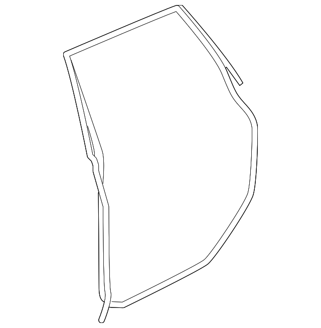 20929649 Деталь DOOR W'STRIP, LEFT
