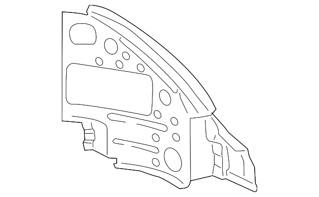 230-630-12-16 Деталь TAIL LAMP PANEL, RIGHT