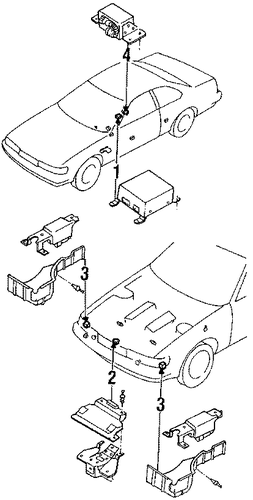 M30 AIR BAG COMPONENTS