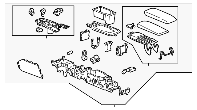 23393321 Деталь CONSOLE ASSY