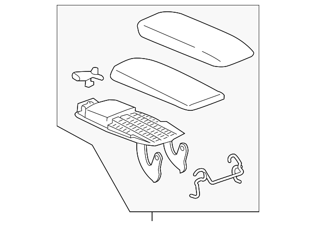 23453247 Деталь ARMREST ASSY