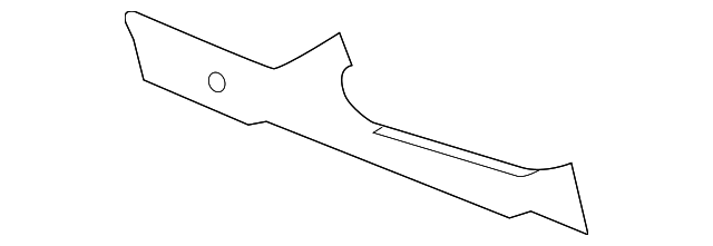 23438783 Деталь LOWER PANEL, LEFT