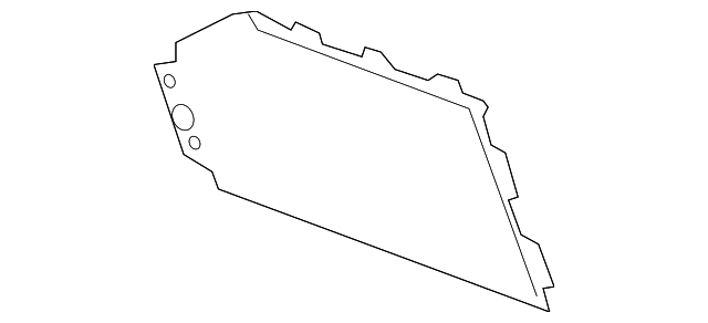 23453249 Деталь SIDE TRIM PANEL, RIGHT