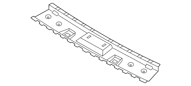 67132-2P500 Деталь W'SHIELD HEADER