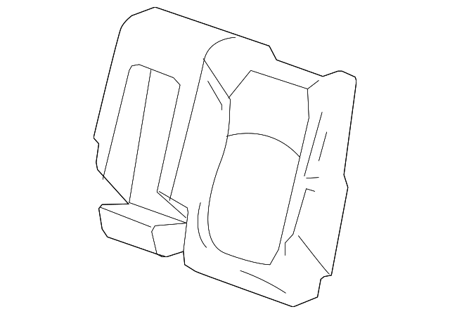 22775984 SEAT BACK COVER, LEFT