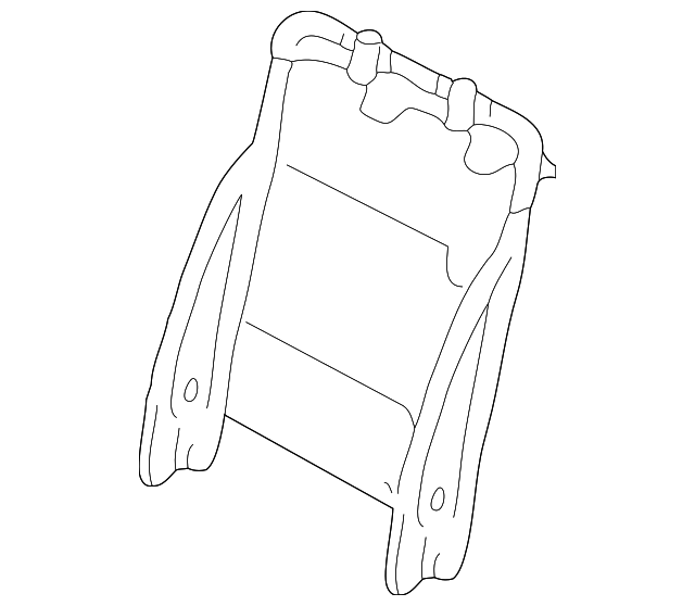 71630-42040 Деталь SEAT BACK FRAME, RIGHT