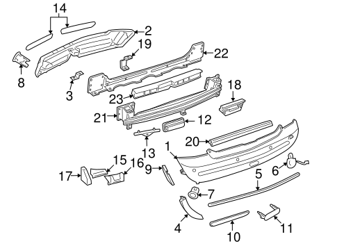 Cooper BUMPER & COMPONENTS - REAR 2
