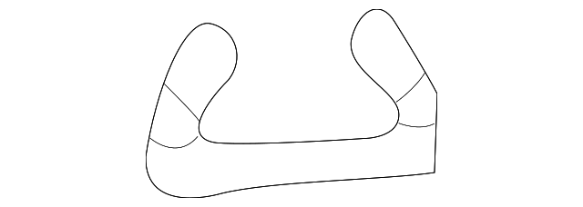 1C0-857-817-B BELT & RETRACTOR GUIDE, RIGHT
