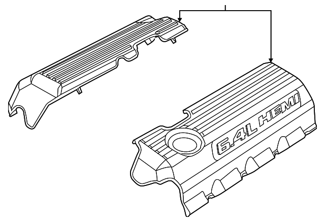 5038692AC Деталь ENGINE COVER, RIGHT