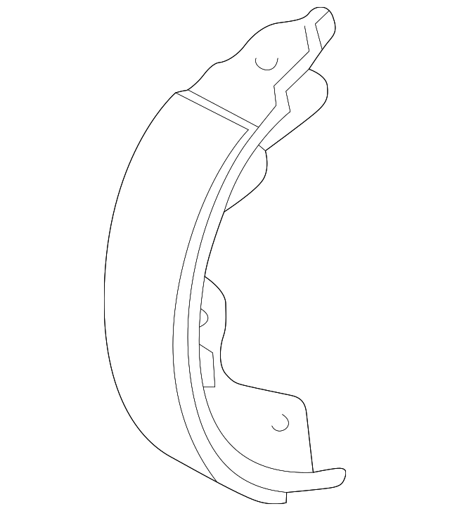 43153-S3V-A01 Деталь SHOE A, RR. BRAKE