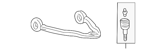 23428569 Деталь UPPER CNTRL ARM, LEFT