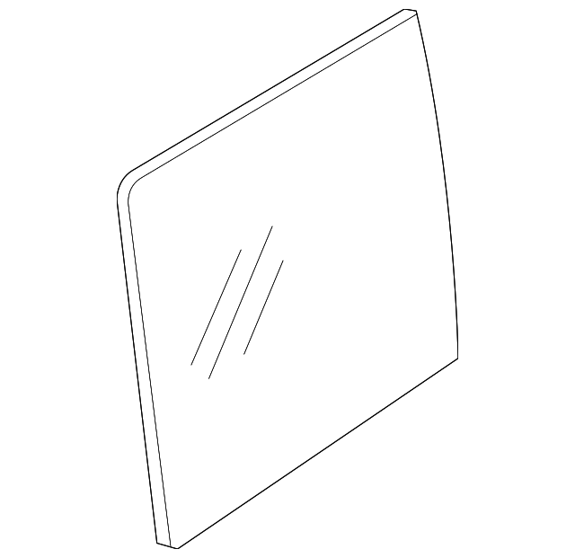 51-35-7-163-752 Деталь MOVEABLE GLASS, RIGHT
