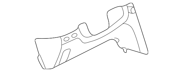 68106-2Z302 Деталь LOWER TRIM PANEL, LEFT
