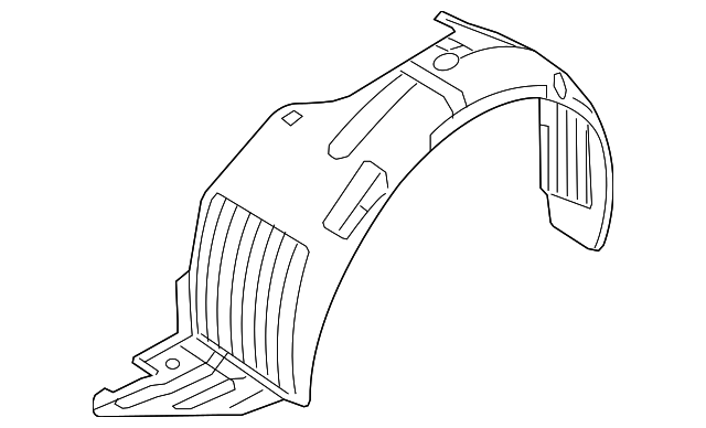 86811-A5000 Деталь FENDER LINER, LEFT