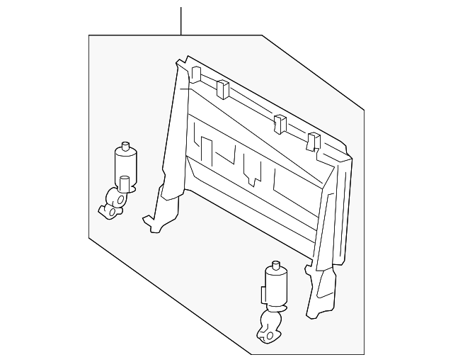 79304-0C021 Деталь SEAT BACK FRAME