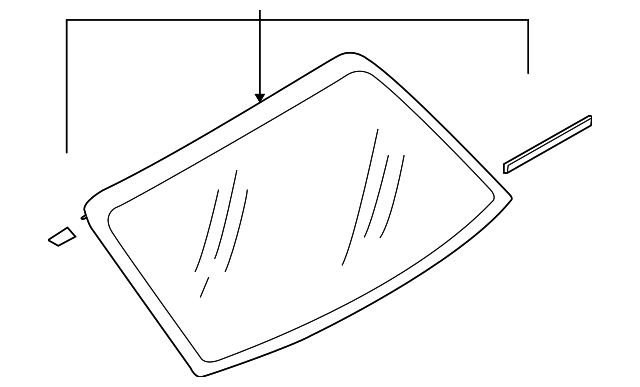 65109FG000 Деталь BACK GLASS