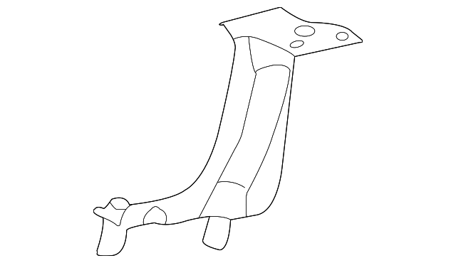 163-524-11-47 Деталь REAR BRACKET, RIGHT