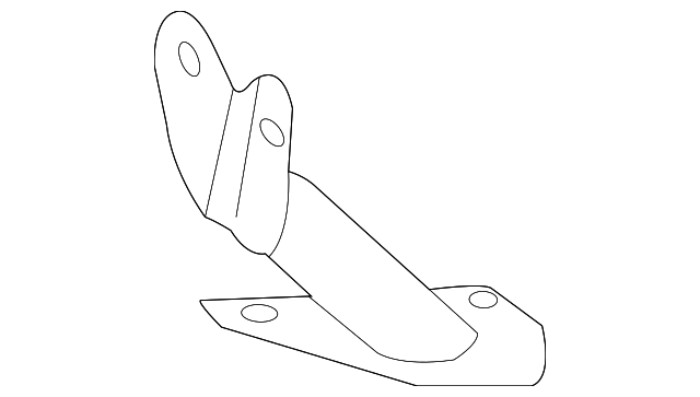163-524-09-47 Деталь FRONT BRACKET, LEFT