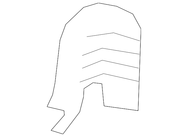 88406-4BA1B Деталь INNER COVER, RIGHT
