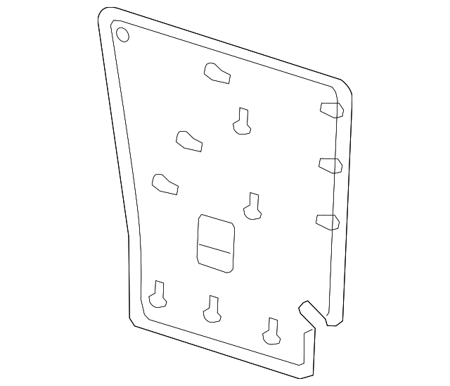 88609-4CP1A Деталь SEAT BACK PANEL, RIGHT