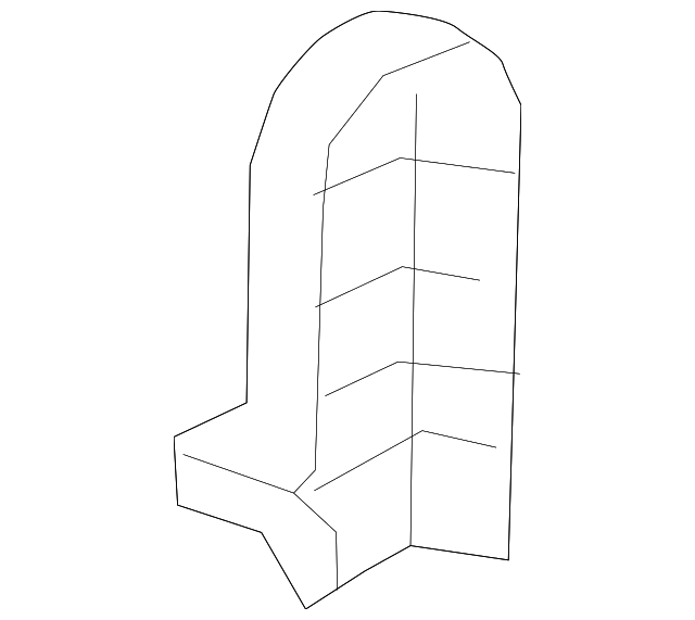 886A6-4BA1A Деталь HINGE COVER, LEFT